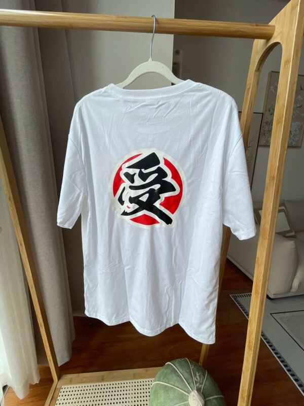 Energy T shirt Japanese anime culture Chinese character "receiving" - Image 2